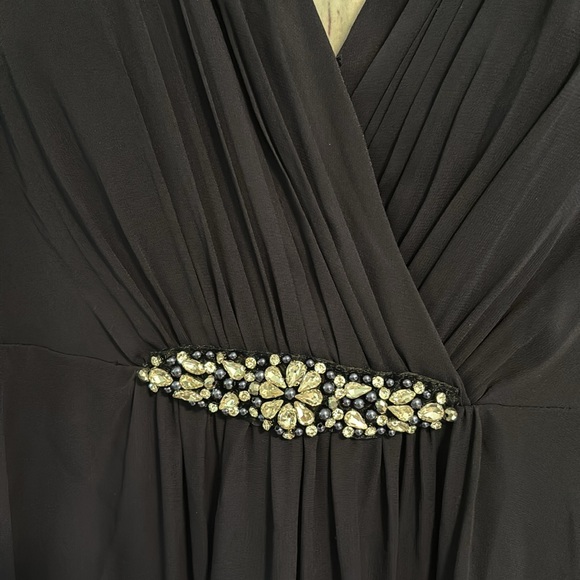 NWOT Eliza J Embellished High/Low Chiffon Dress - Picture 10 of 15